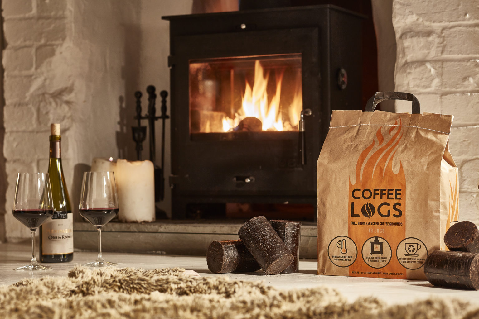 Coffee Logs (16 logs) • Wildside Logs